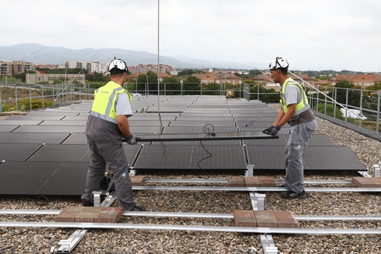 plaques fotovoltaiques Campus Bellisens