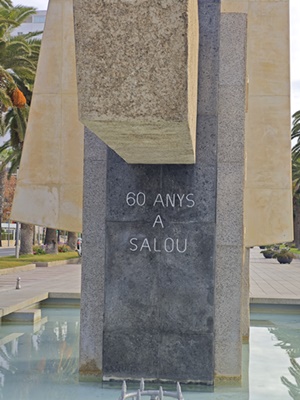 60 anys a Salou inscripció Jaume I