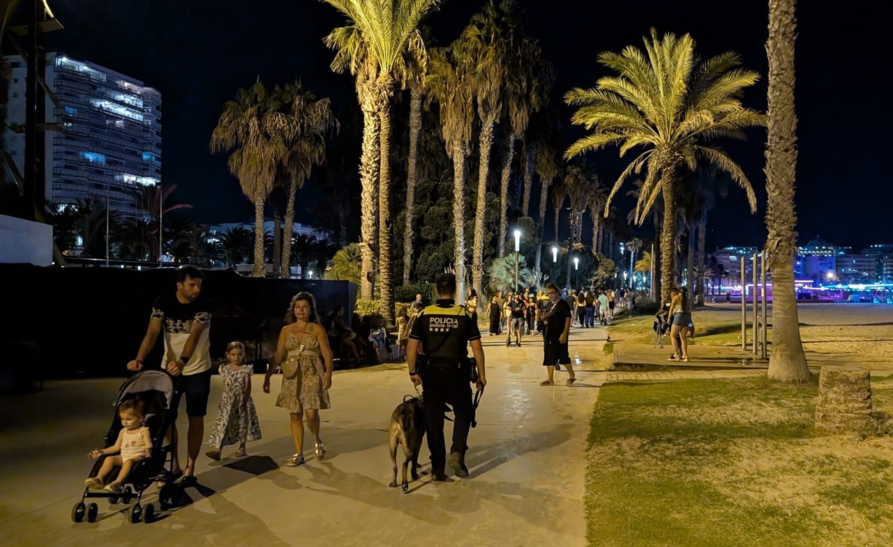 policia local salou nit