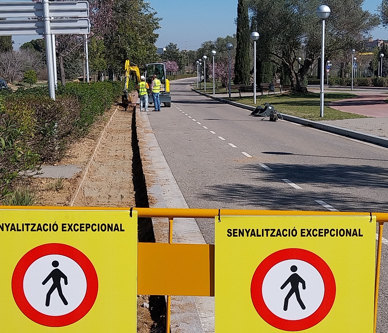 talls passeig 30 octubre