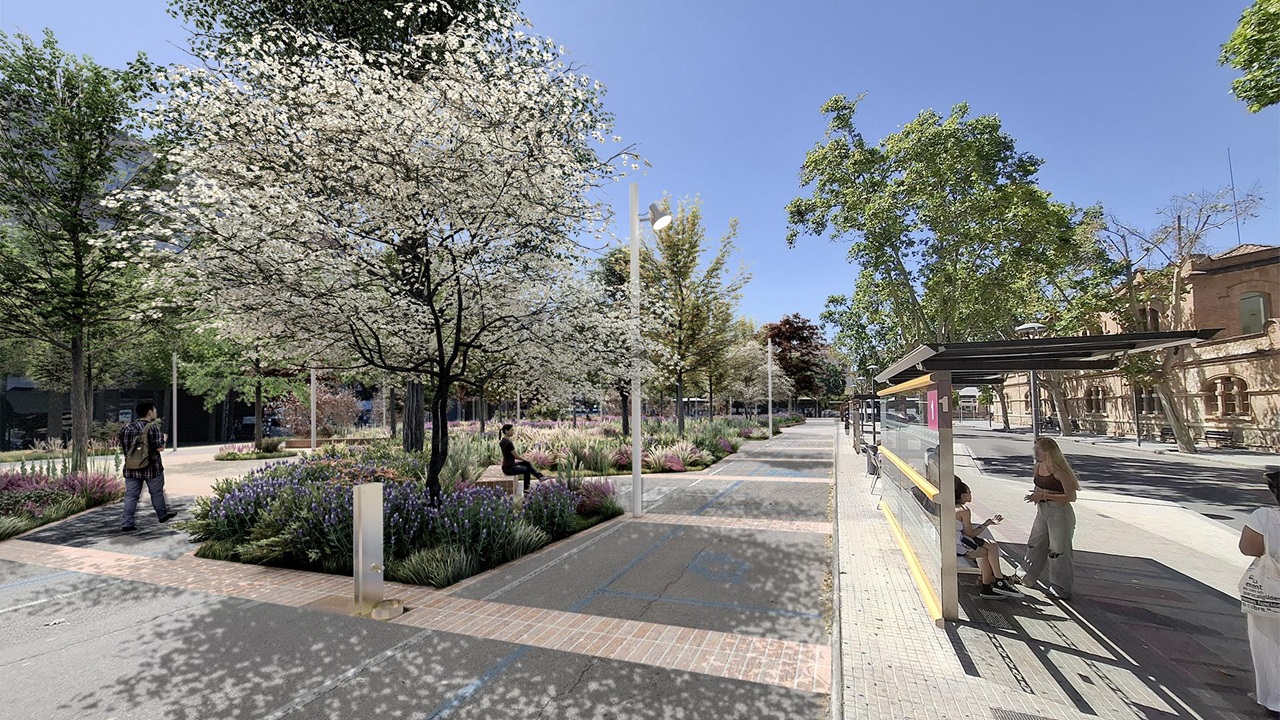 Zona Verda Biblioteca Xavier Amorós Render - InfoCamp