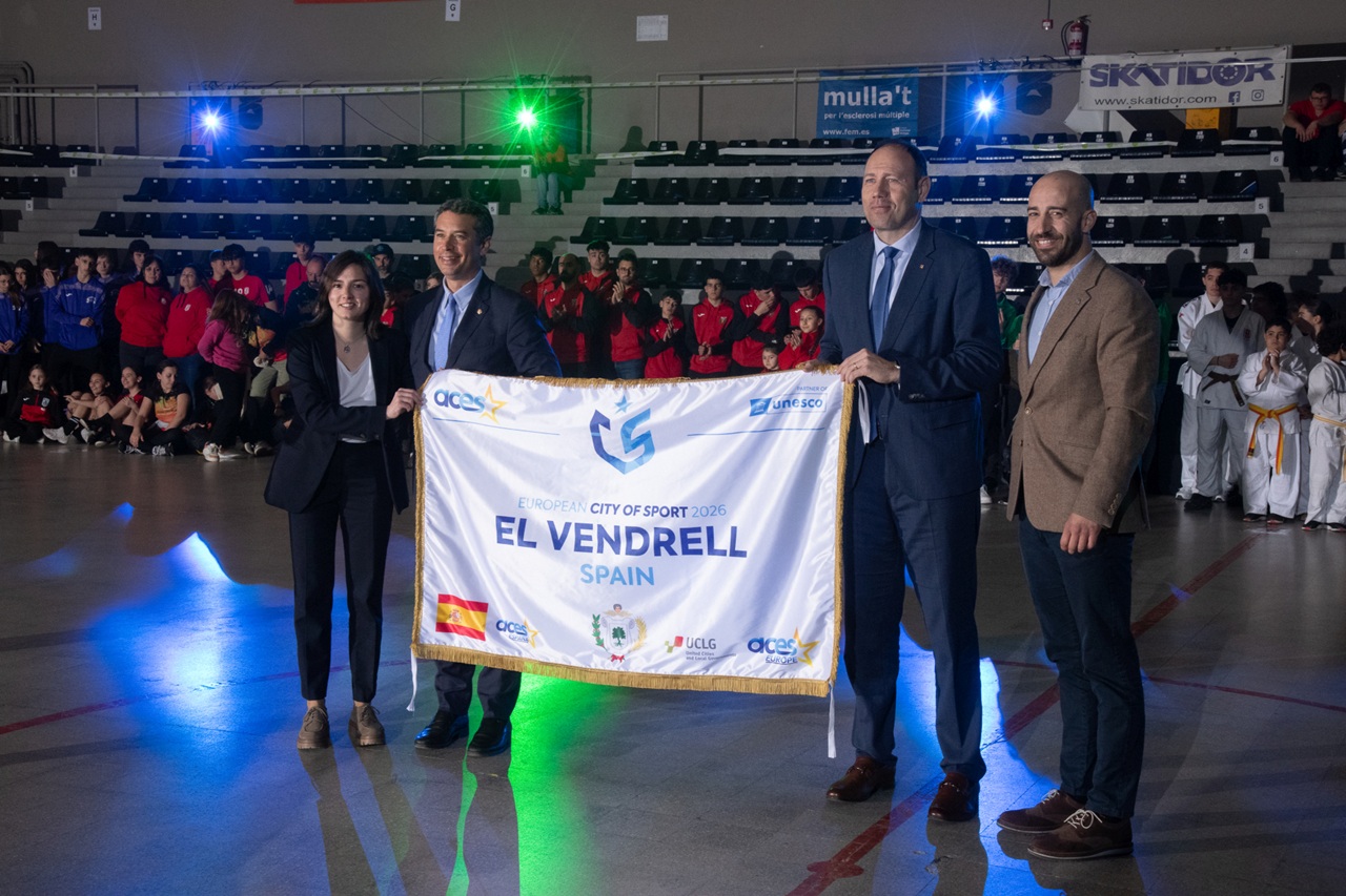 entrega bandera el vendrell ciutat europea esport 2026