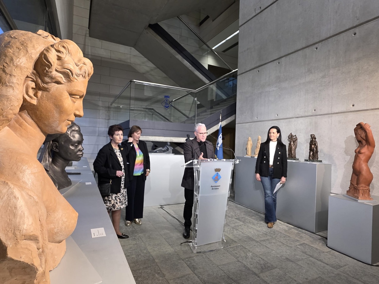 inauguració exposició modest gené a salou