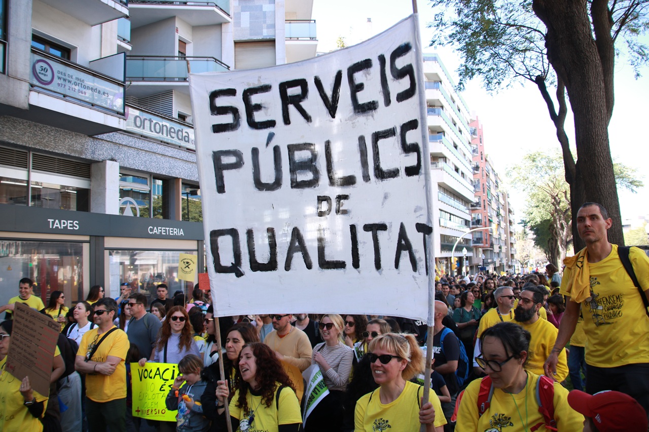 manifestacio educació tarragona marc 26