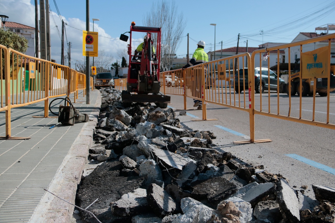 operaris obres inundacions baix a mar