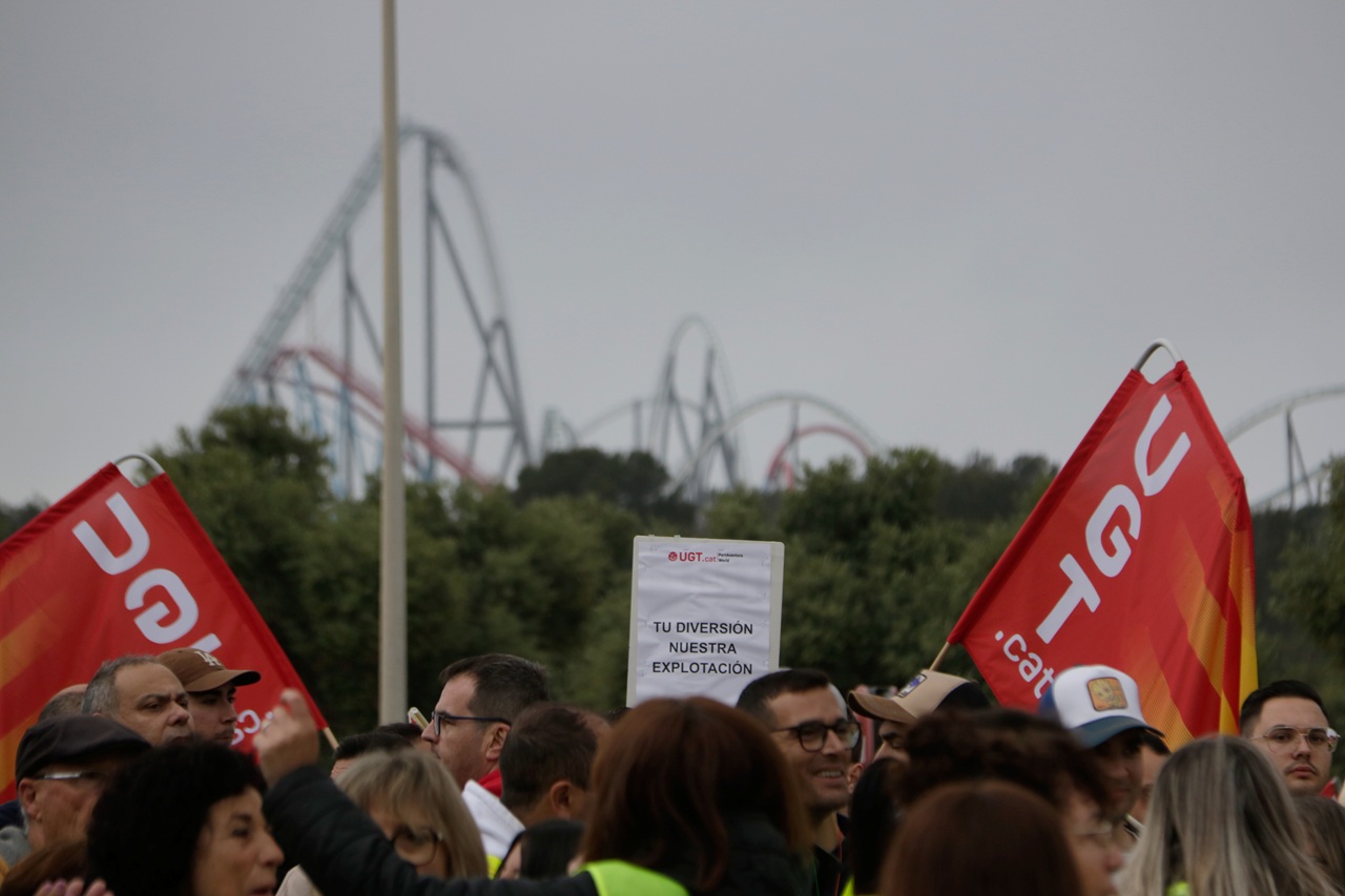 protestes treballadors portaventura
