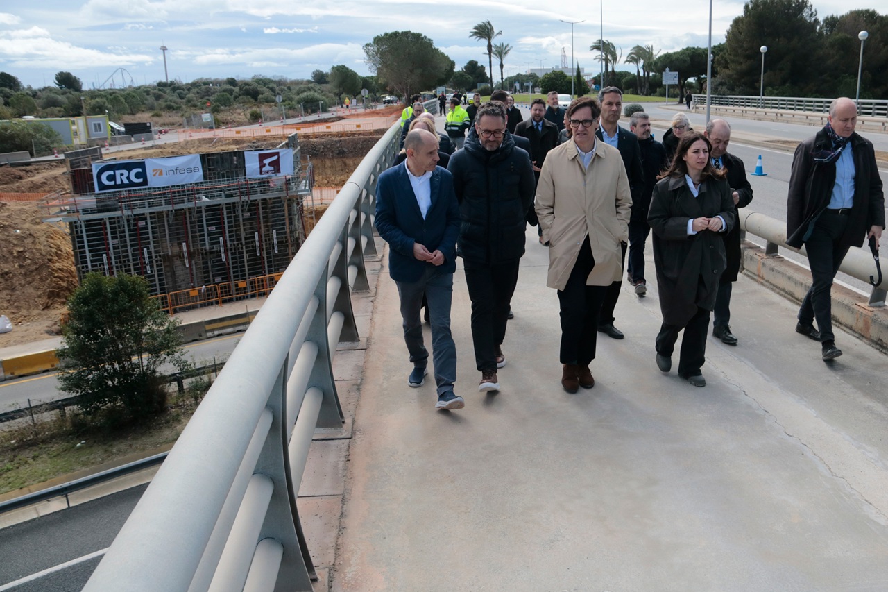visita obres pont tramcamp vilaseca