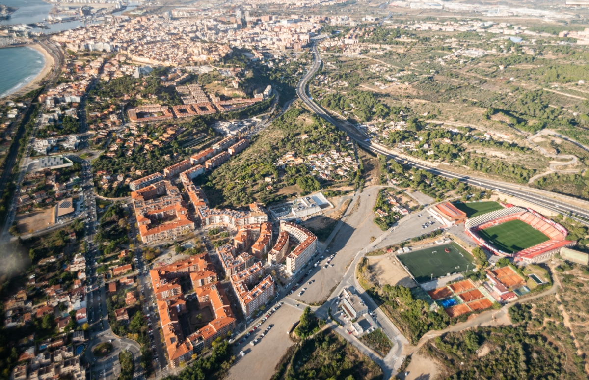 vista aèria llevant tgna