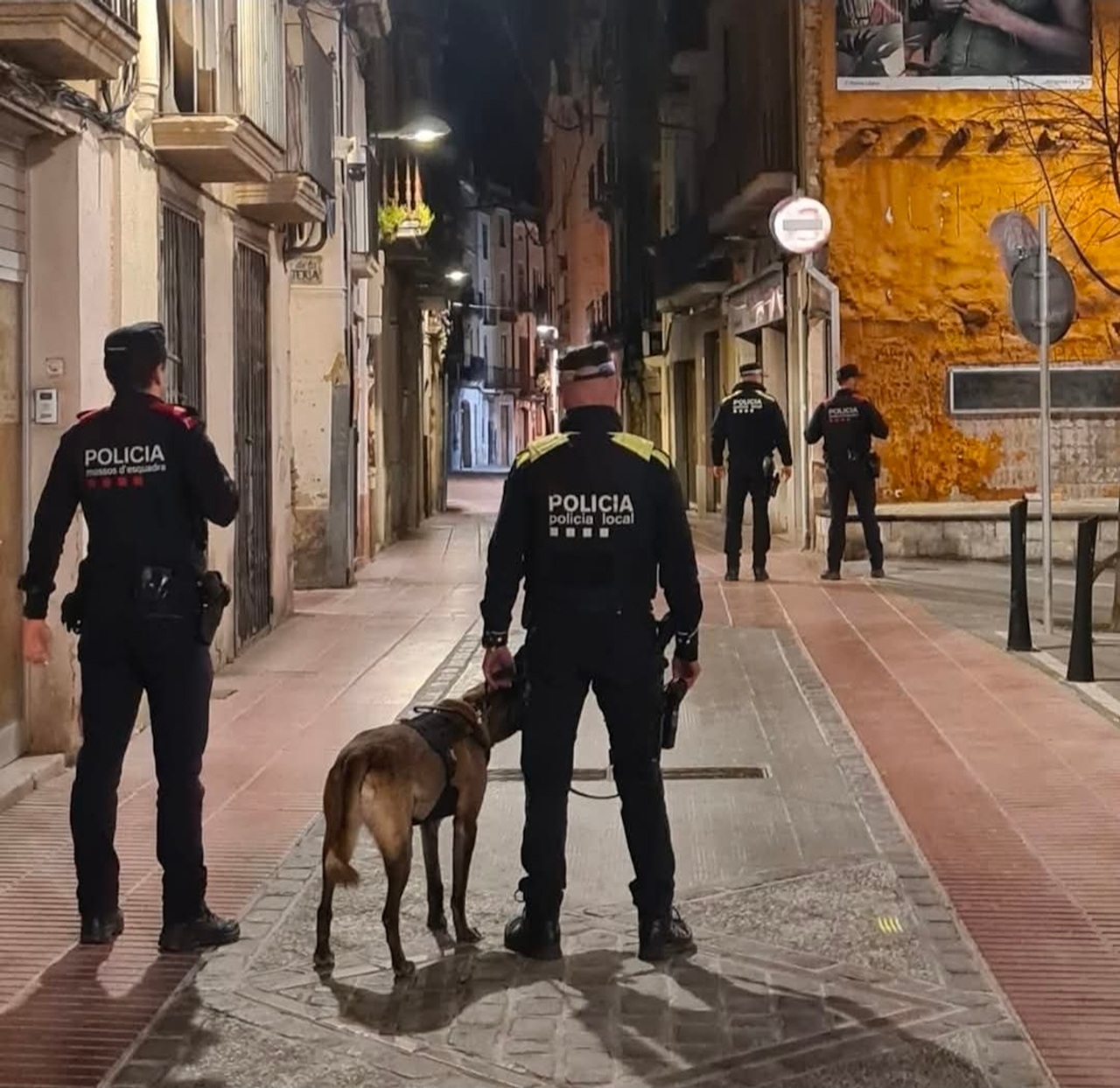 dispositiu policial centre valls