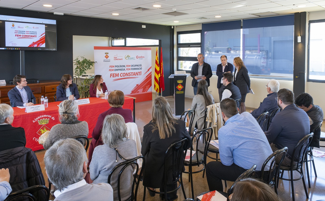 jornada treballa empreses polígon constantí