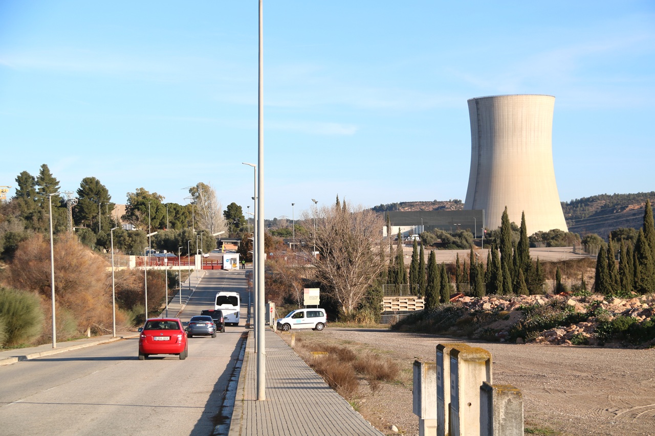 vehicles entrant nuclear ascó