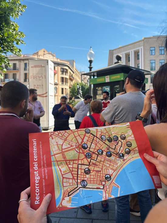 mapa ruta històrica xiquets tarragona