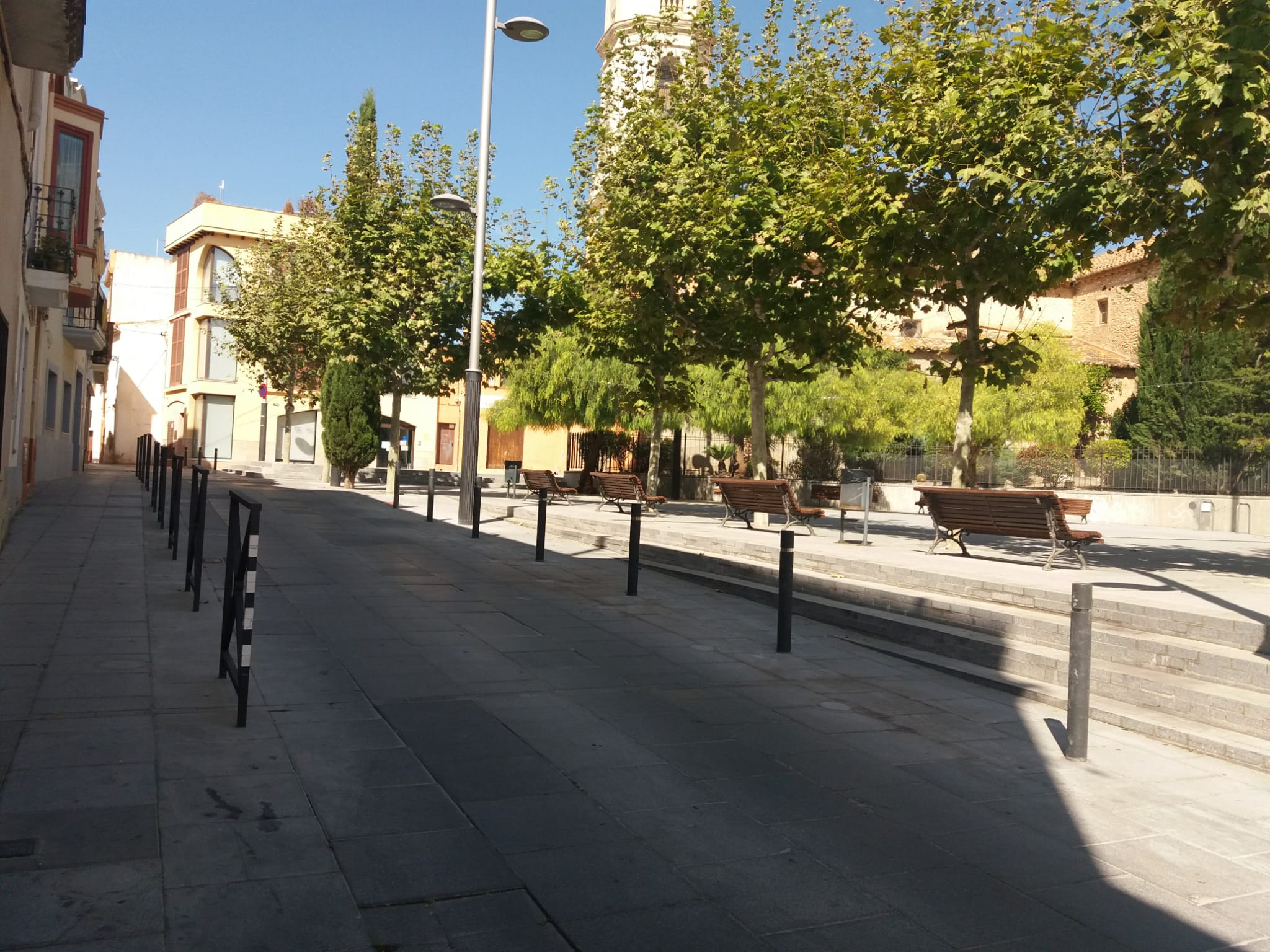 placa església la bisbal penedes