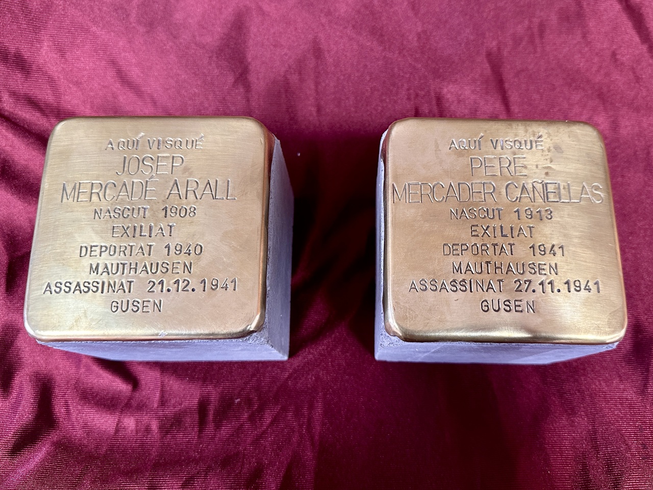 plaques víctimes nazisme roda