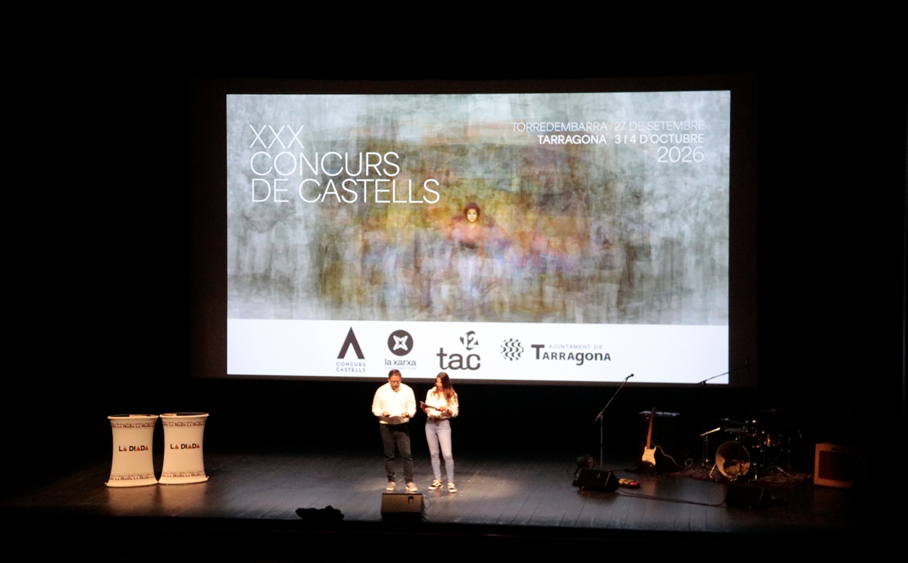 presentació cartell concurs de castells 2026