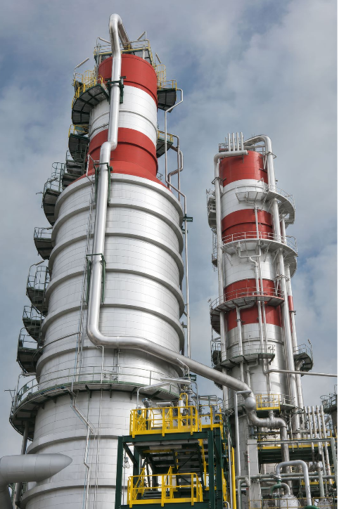 repsol columnes refineria