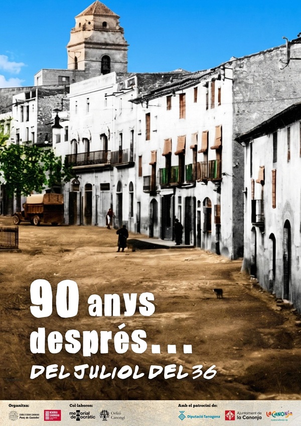cartell guerra civil la canonja