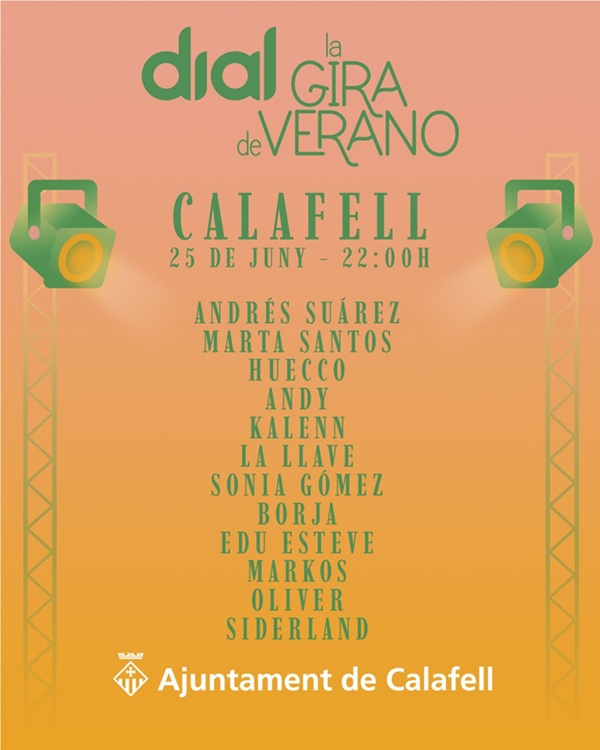 cartell la gira dial calafell 26