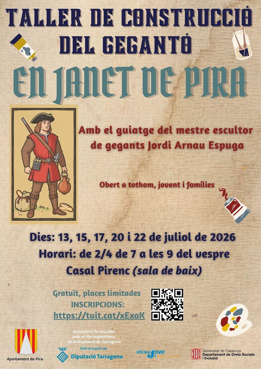 2026 pira: taller gegantó janet 1