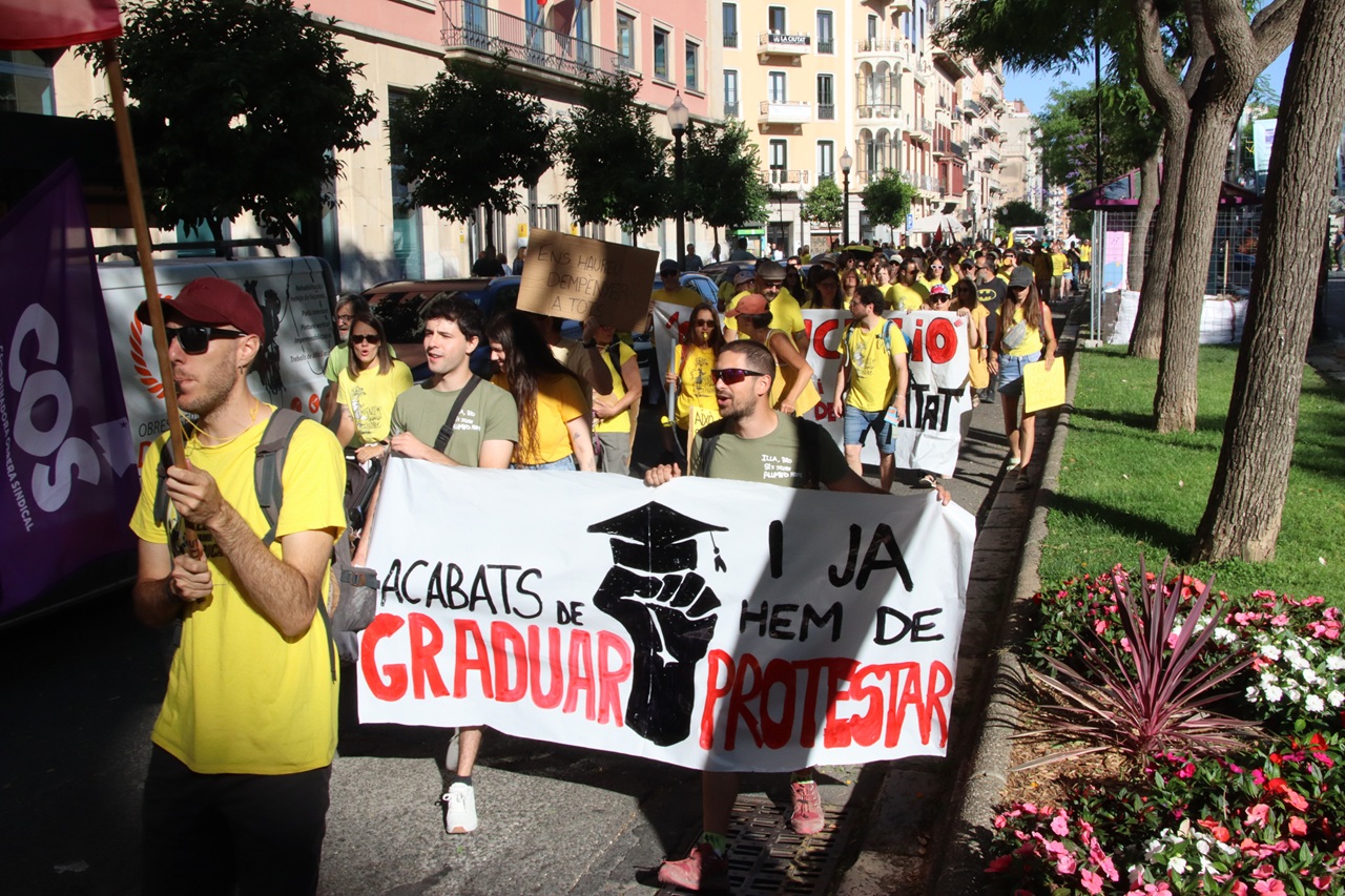 manifestació docents tgna 3 juny