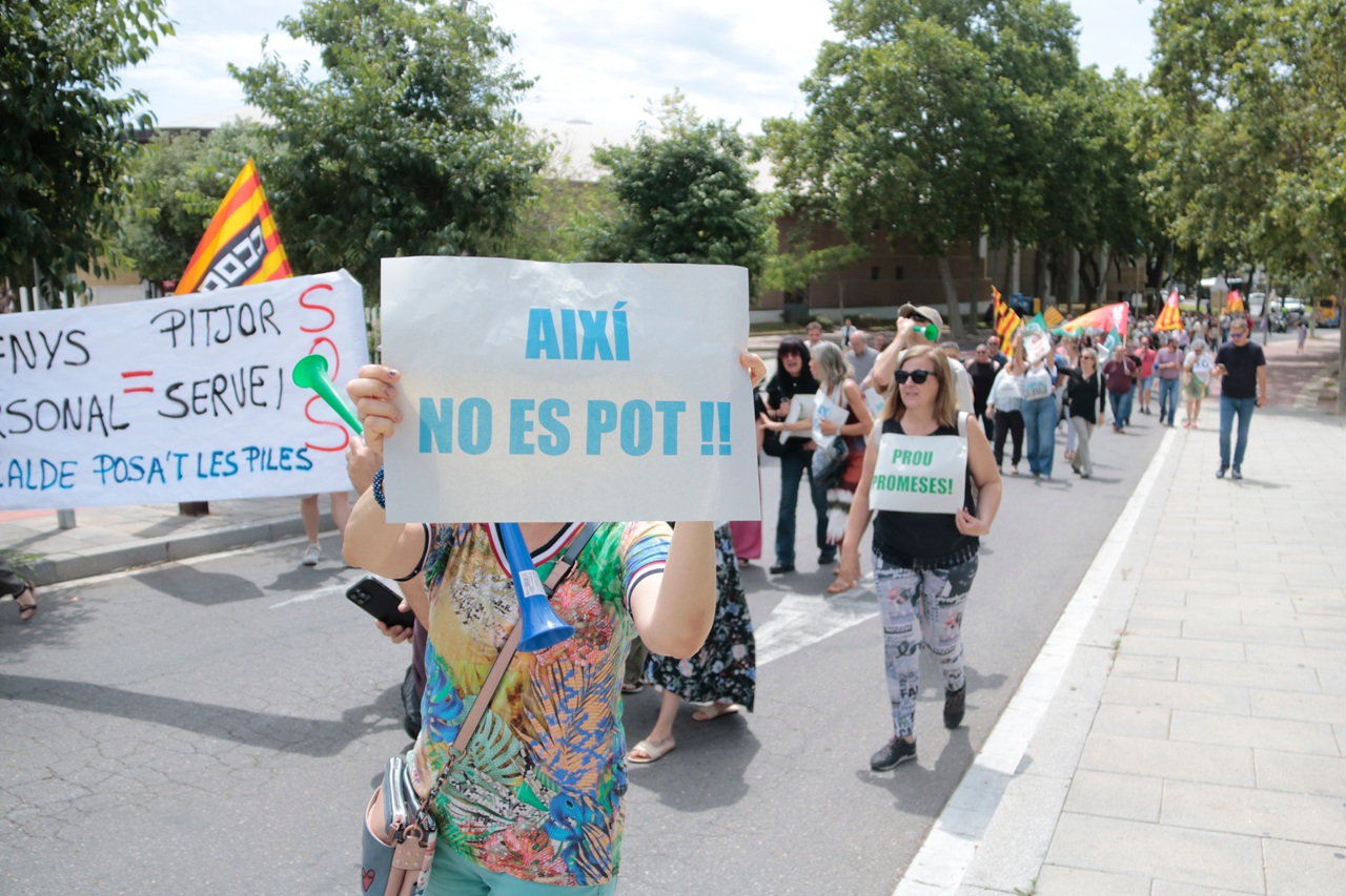 plantilla ajuntament de cambrils manifestacio