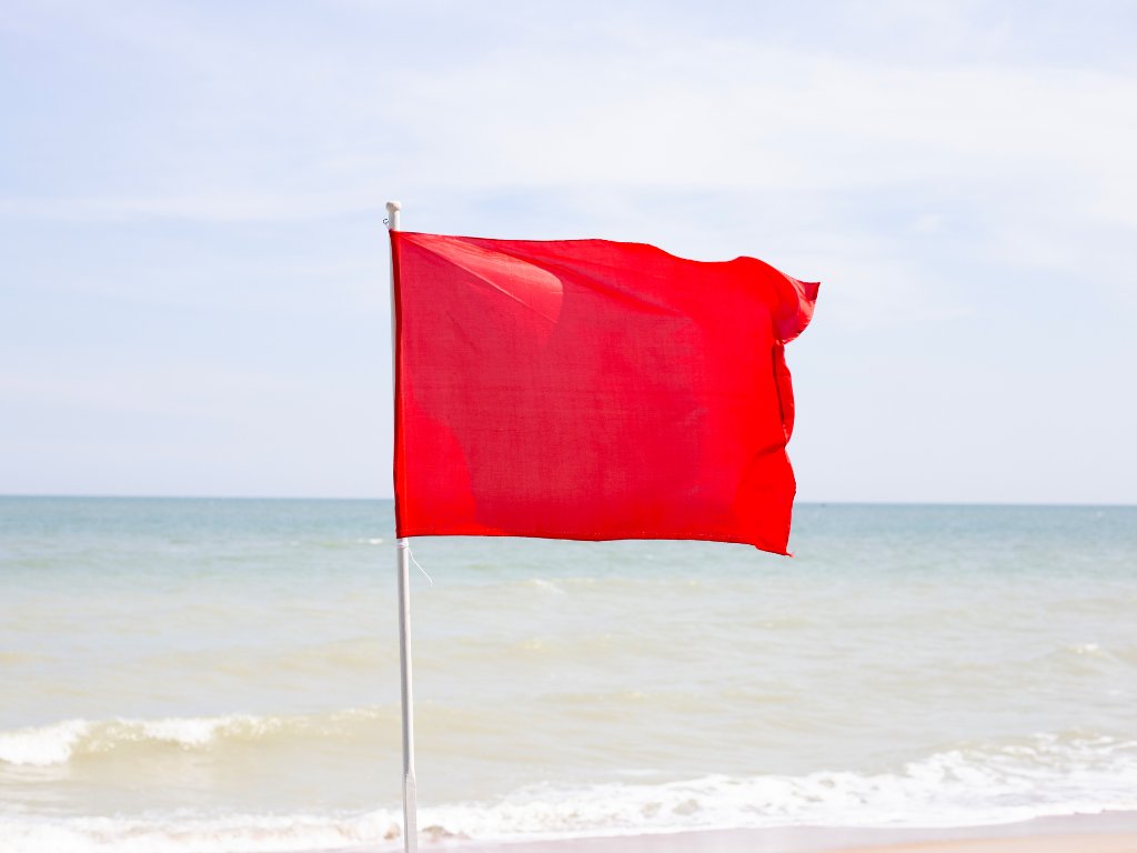 bandera vermella platges recurs