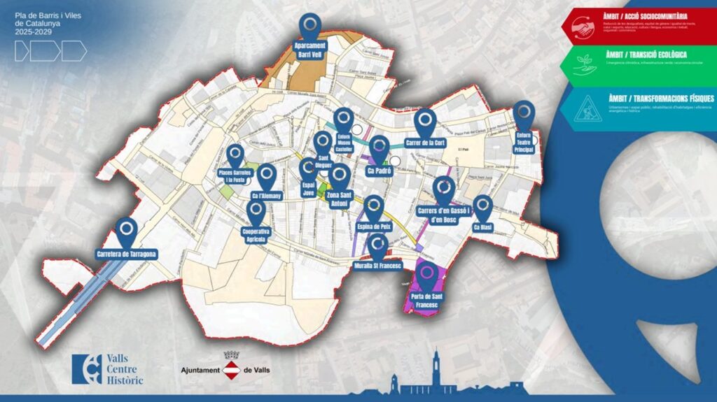 mapa projectes pla de barris valls 26