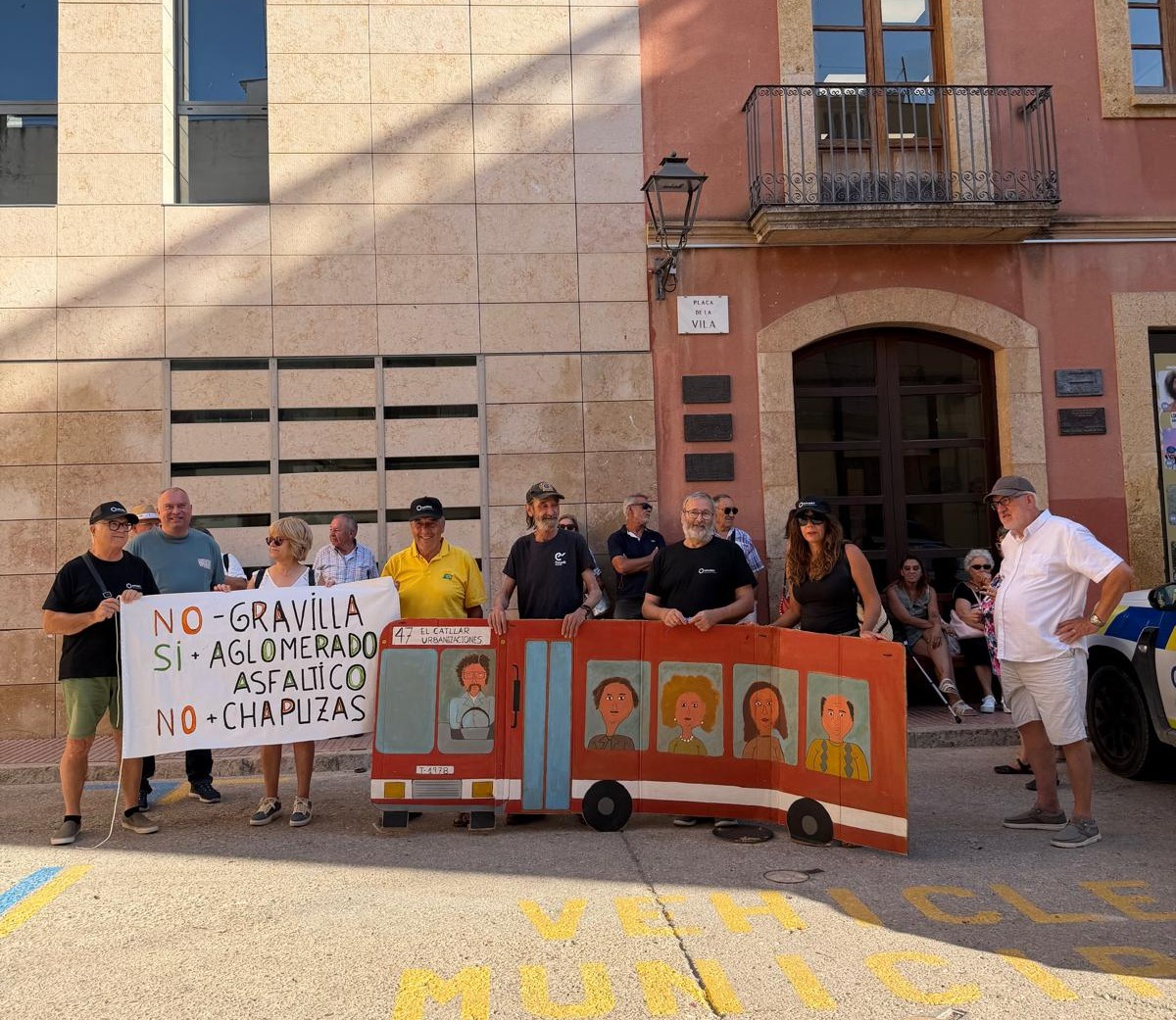 protesta apudec ajuntament