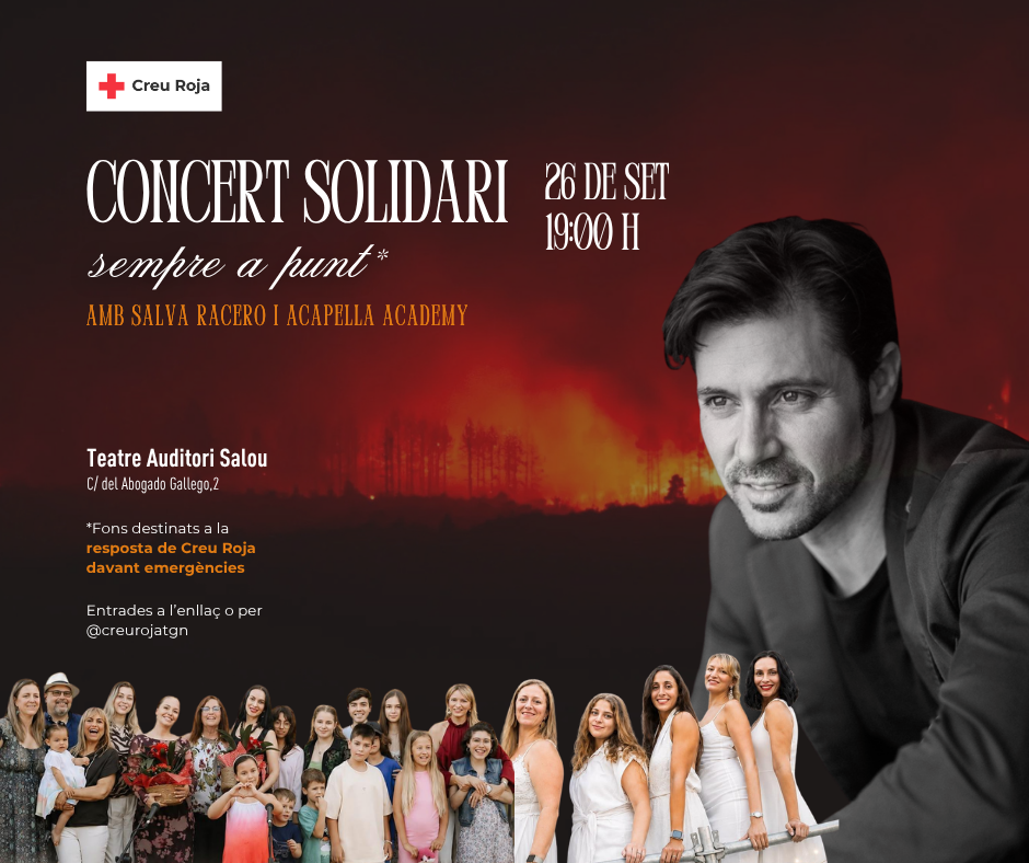 cartell creu roja concert solidari