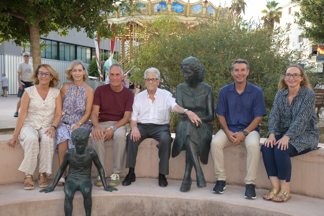 inauguració conjunt escultòric aigues termals comaruga