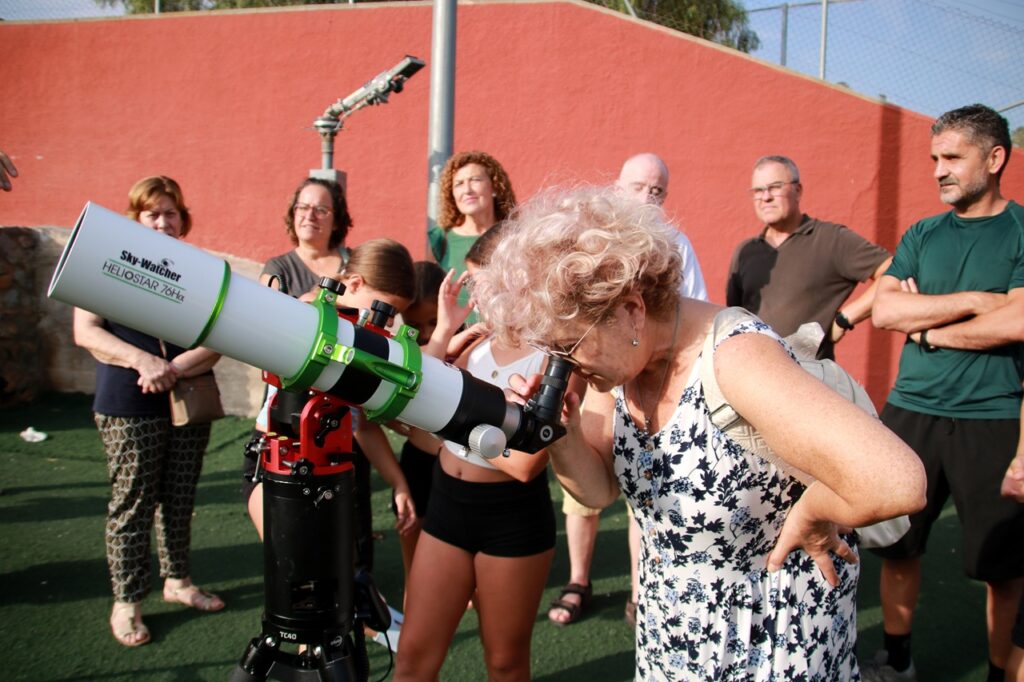 observació eclipsi a valls