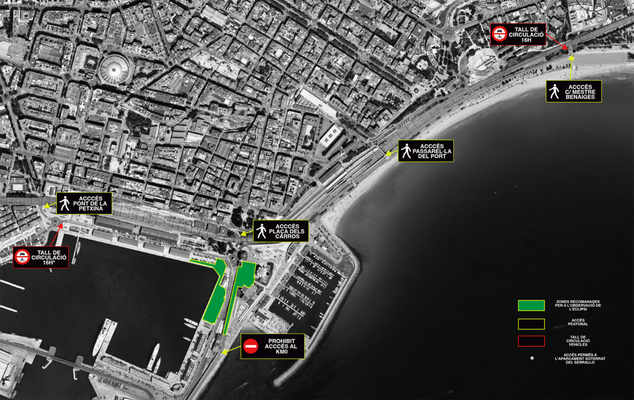 port tarragona accessos