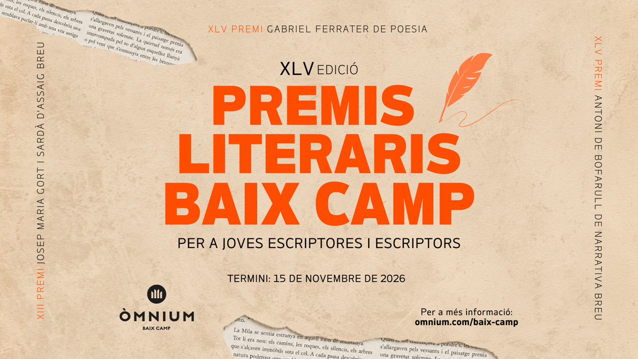 premis literaris baix camp 2026